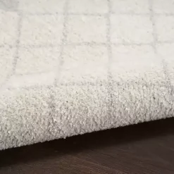 Ivory Moroccan Washable Accent Rug, 2x4