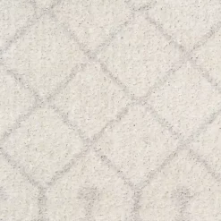 Ivory Moroccan Washable Area Rug, 7x10
