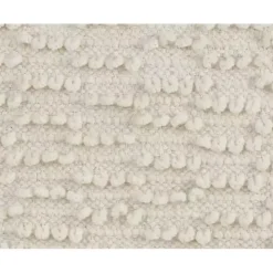Ivory Nubby Decorative Lumbar Pillow
