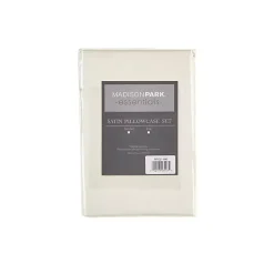 Ivory Satin King 2-pc. Pillow Case Set