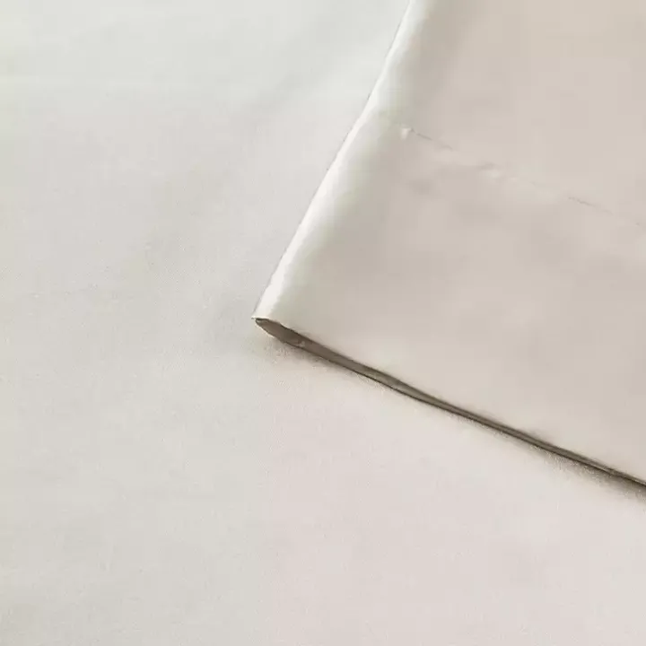 Ivory Satin King 2-pc. Pillow Case Set