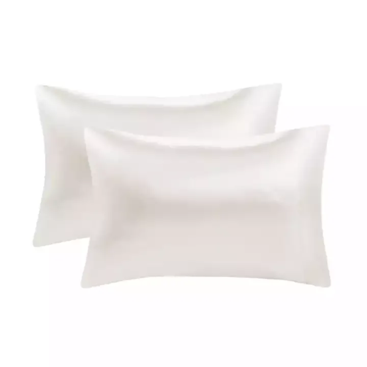 Ivory Satin King 2-pc. Pillow Case Set