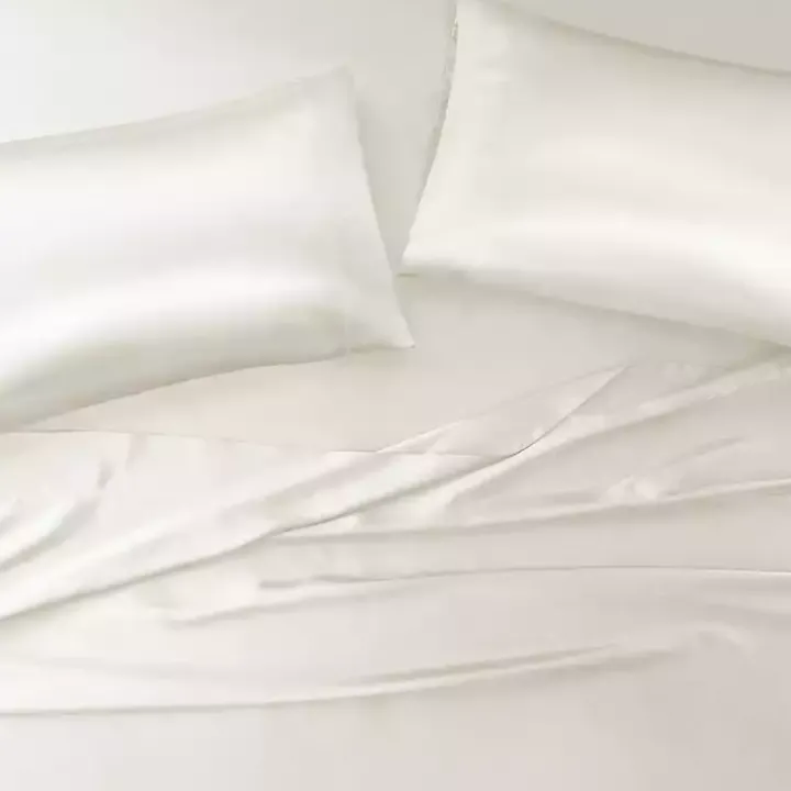 Ivory Satin 6-pc. California King Sheet Set