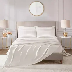 Ivory Satin 6-pc. Full Sheet Set