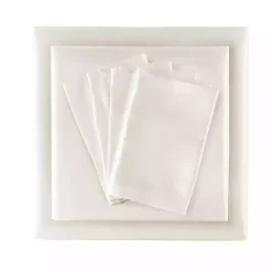 Ivory Satin 6-pc. King Sheet Set