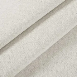 Ivory Top Knotted Burlap Curtain Panel Set, 95 in.