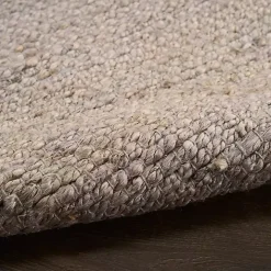 Jaxon Gray Natural Jute Area Rug, 4x6