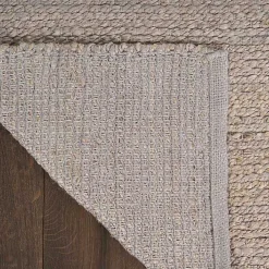 Jaxon Gray Natural Jute Area Rug, 4x6