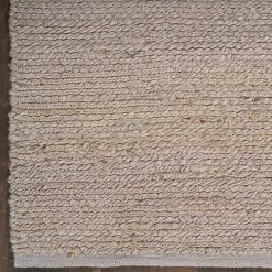 Jaxon Gray Natural Jute Area Rug, 5x7