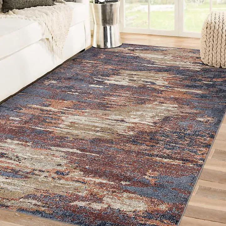 Jordan Delia Rust Area Rug, 6x9