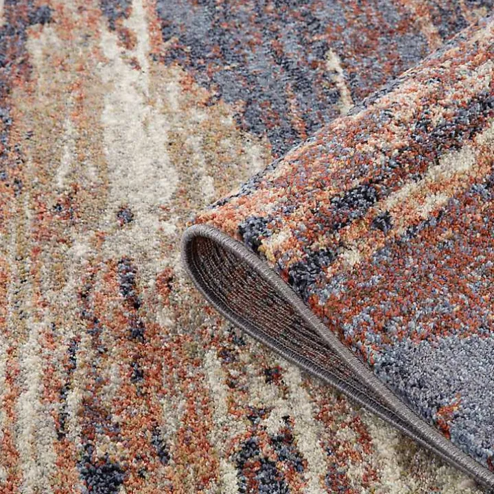 Jordan Delia Rust Area Rug, 6x9