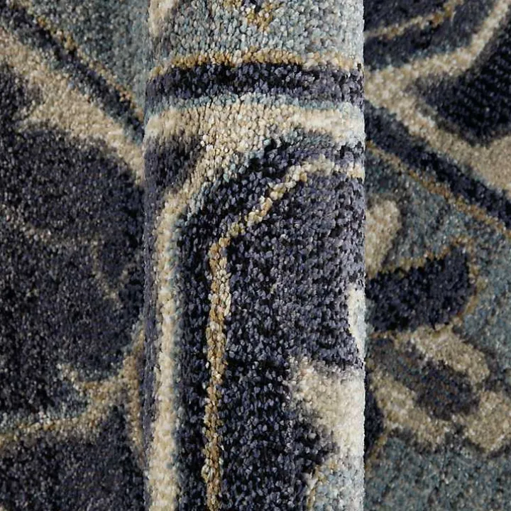 Jordan Eva Purple Medallion Area Rug, 6x9