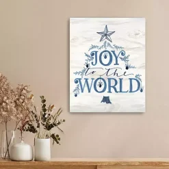 Joy to the World Tree Canvas Print