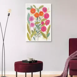 Joyful Garden VII Framed Canvas Art Print