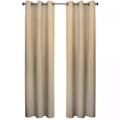 Khaki Room Darkening Curtain Panel Set, 72 in.