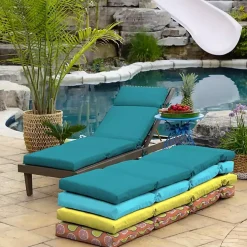 Lake Blue Leala Outdoor Chaise Cushion