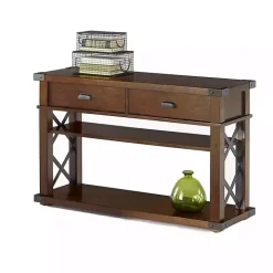 Lambert Double X Frame Console Table