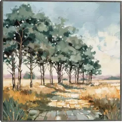 Late Summer Path Framed Canvas Art Print