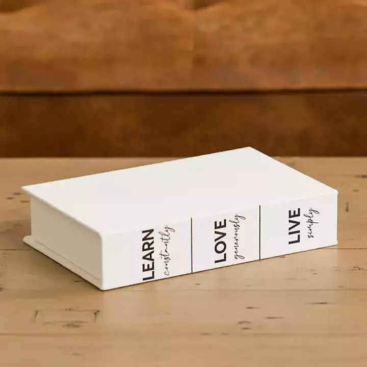 Learn, Love, Live Book Box