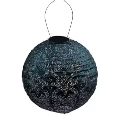 LED Round Dark Blue II Outdoor Hanging Lantern