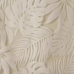 Leilani Tan Palm Leaf Curtain Panel, 84 in.