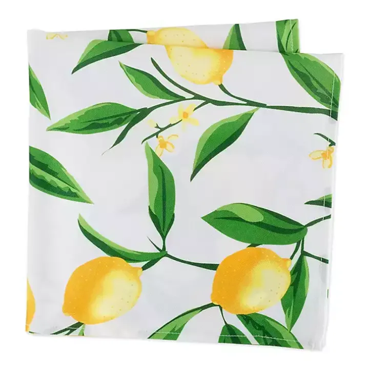 Lemon Bliss Outdoor Napkins, Set of 6