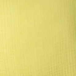 Lemon Gauze Organic Tassel Throw Pillow