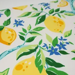 Lemon Tree Tufted Outdoor Seat Cushions, Set of 2