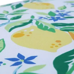 Lemon Vines Outdoor Bench Cushion