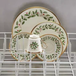 Lenox Holly Gold Edge 5-pc. Dinnerware Set
