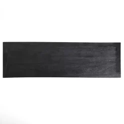 Leo Black Wood Console Table