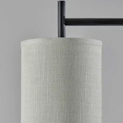 Leon Black Metal Floor Lamp