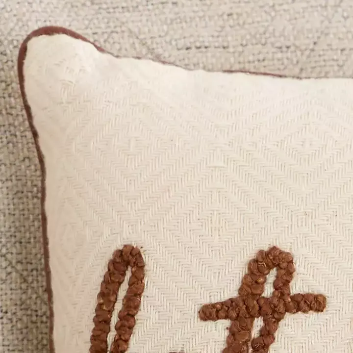 Let it Snow Diamond Woven Pillow