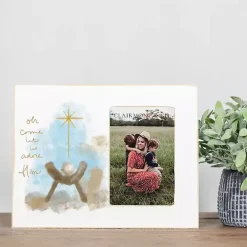Let Us Adore Him Christmas Picture Frame, 4x6