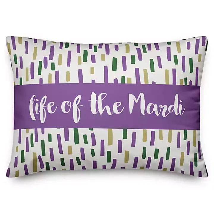 Life Of The Mardi Pillow