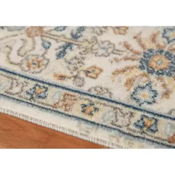 Light Beige Bohemian Area Rug, 5x7