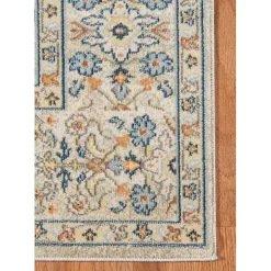 Light Beige Bohemian Area Rug, 5x7