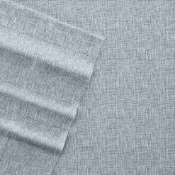 Light Blue Chambray 4-pc. Queen Bed Sheet Set