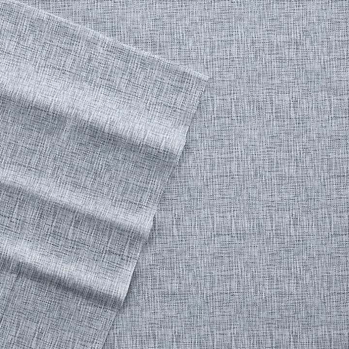 Light Blue Chambray 4-pc. Queen Bed Sheet Set