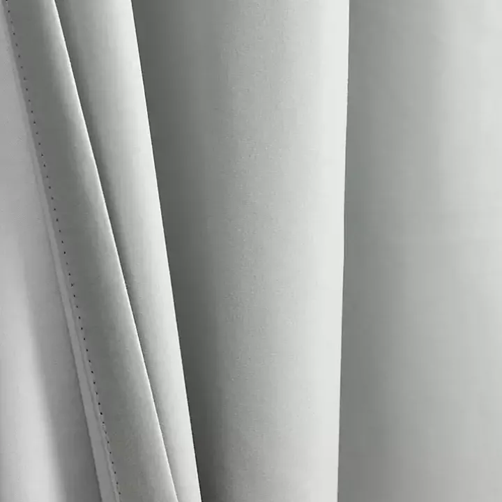 Light Gray Blackout Curtain Panel Set, 108 in.
