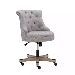 Light Gray Miller Tufted Office Chair