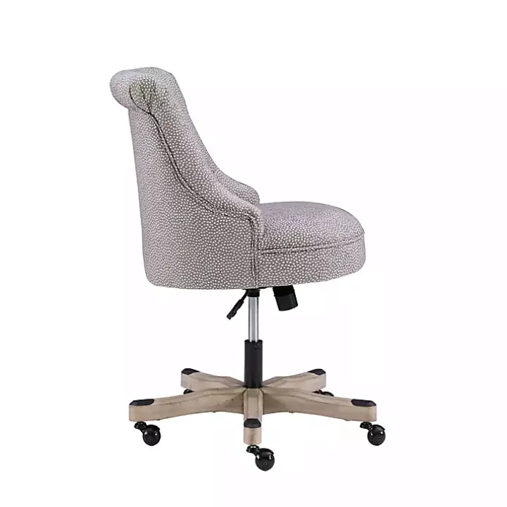 Light Gray Miller Tufted Office Chair