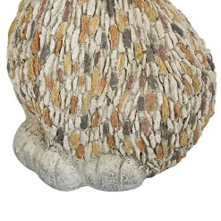 Light Gray Textured Dog Statue