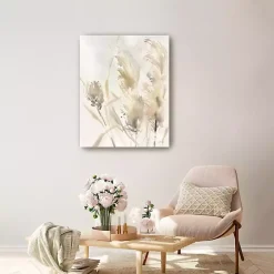Light Pampas Grasses Canvas Art Print, 24x30 in.
