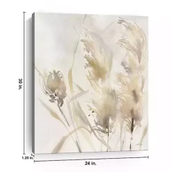 Light Pampas Grasses Canvas Art Print, 24x30 in.