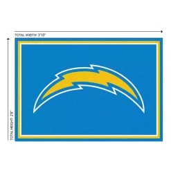 Los Angeles Chargers Area Rug, 3x4