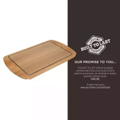 LSU Tigers Wood and Glass Serving Board