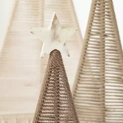 Macrame Woven 3-pc. Tree Figurine Set
