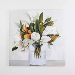 Magnolia Bouquet Canvas Art Print