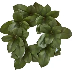 Magnolia Leaf Wreath, 22 in.